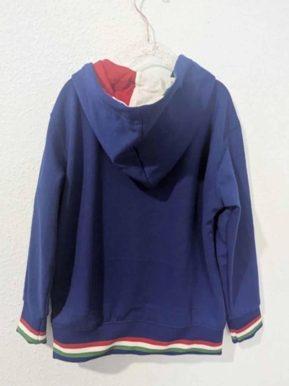 Kids Italia Zip-Up Hoodie Jacket - Blue